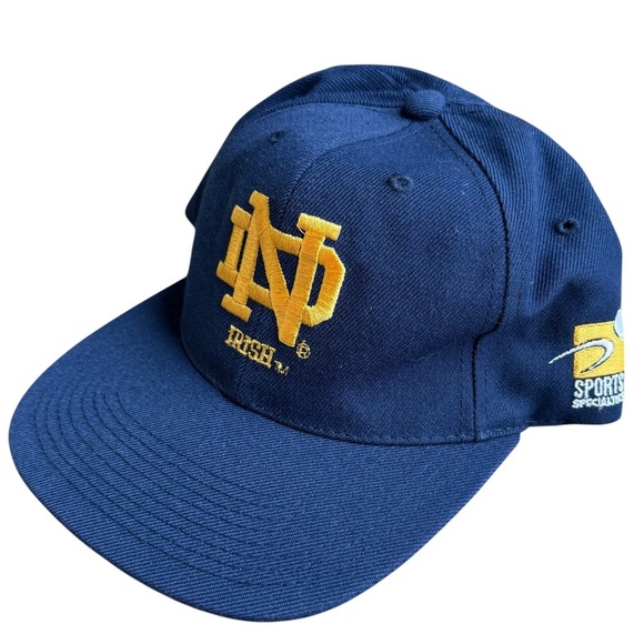 Other - Sports Specialties vintage wool blend Notre Dame Fightin Irish SnapBack hat blue